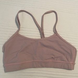 Stripe Lululemon sports bra sz 6
